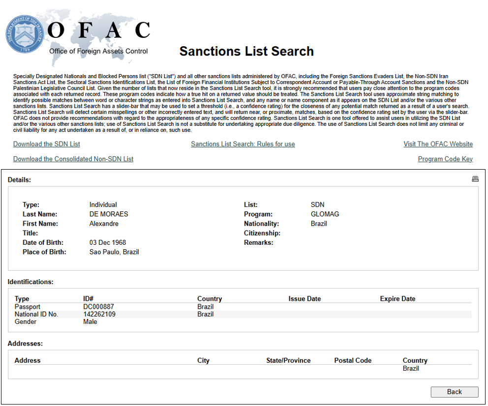 Lei Magnitsky, OFAC e FinCEN: Lista de Sancionados e Banimento do Sistema Financeiro Global 2 image